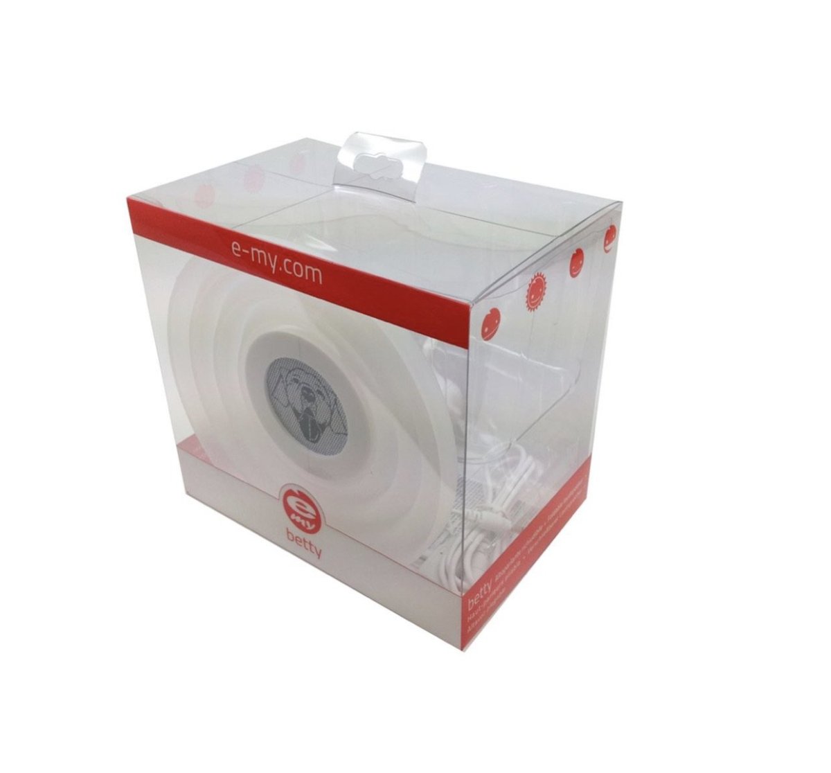 Opvouwbare luidspreker betty - wit - CooleCadeau