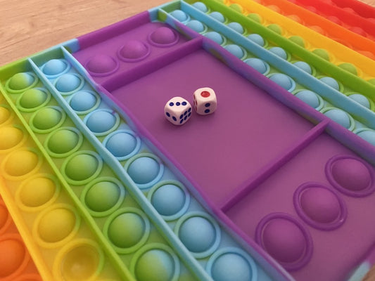 Pop-It Spel met dobbelstenen - CooleCadeau