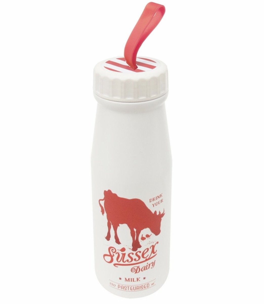 Retro thermo drink fles - CooleCadeau