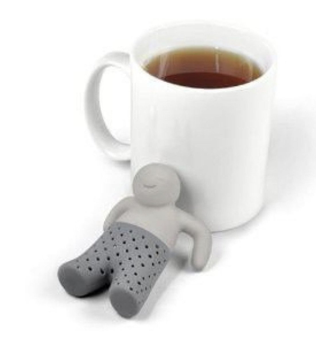 Thee-ei met stokfiguur - CooleCadeau