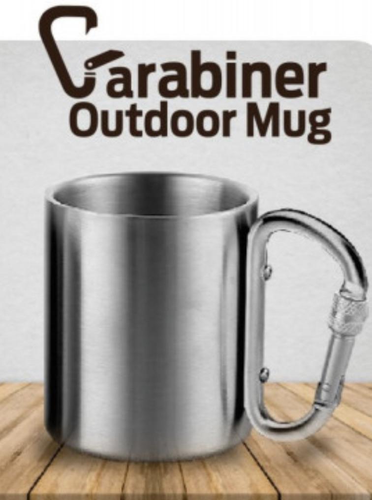 Toeristische mok met karabijnhaak - CooleCadeau