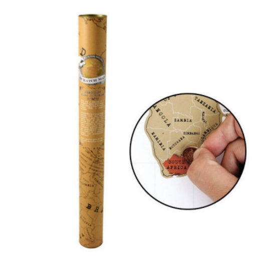 Wereld kraskaart - CooleCadeau